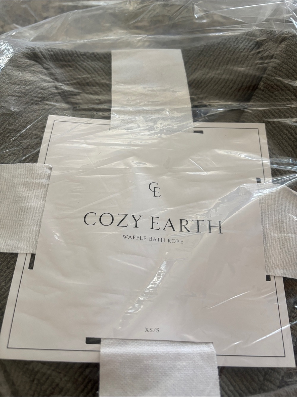 NWT Cozy Earth Waffle Bath Robe. XS/S UNISEX - Picture 4 of 5